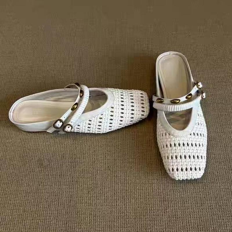 Flats Women Slippers Designer Slingback Shoes Summr Woman's Sandals 2025 Casual Flip Flops New Dress Sandalias De Mujer