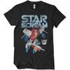 Transformers Officially Licensed Starscream Washed Mens T-Shirt (Black), XX-Large