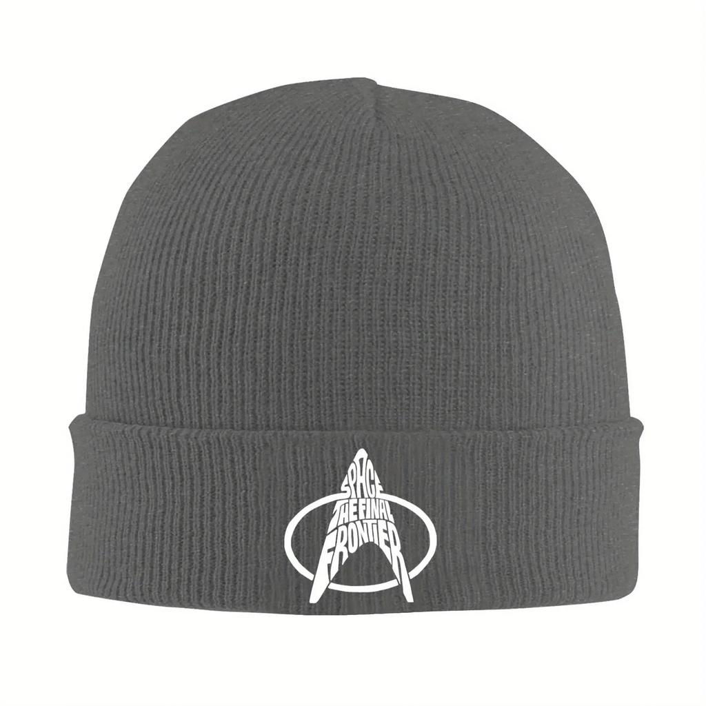 New Women Unisex Beanie Hat Star Trek Space The Final Frontier Accessories Warm Skullies Knitted Caps Beanies Skullies