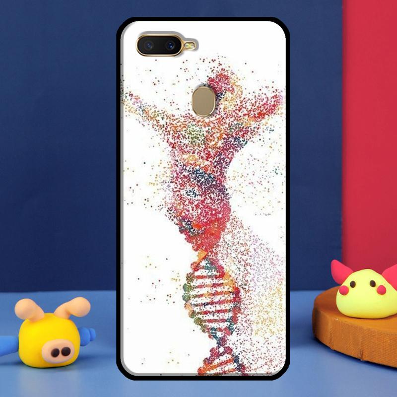 Science DNA Chemistry Case For Oppo A16 A76 A96 A58 A78 A98 A5 A9 A91 A15 A17 A77 A52 A72 A74 A94 A54S A57S Cover
