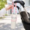 Silicone Cup Carrier Strap Polyester Water Bottle Strap Portable Tumbler Carrying Strap  Walking