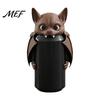 Funny Desktop Ornament 3D Printed Bat Can Holder, Cartoon Vampire Cat Stand Soda Holder for Standard Cans, Halloween Decor, Novelty Party Gift Drink
