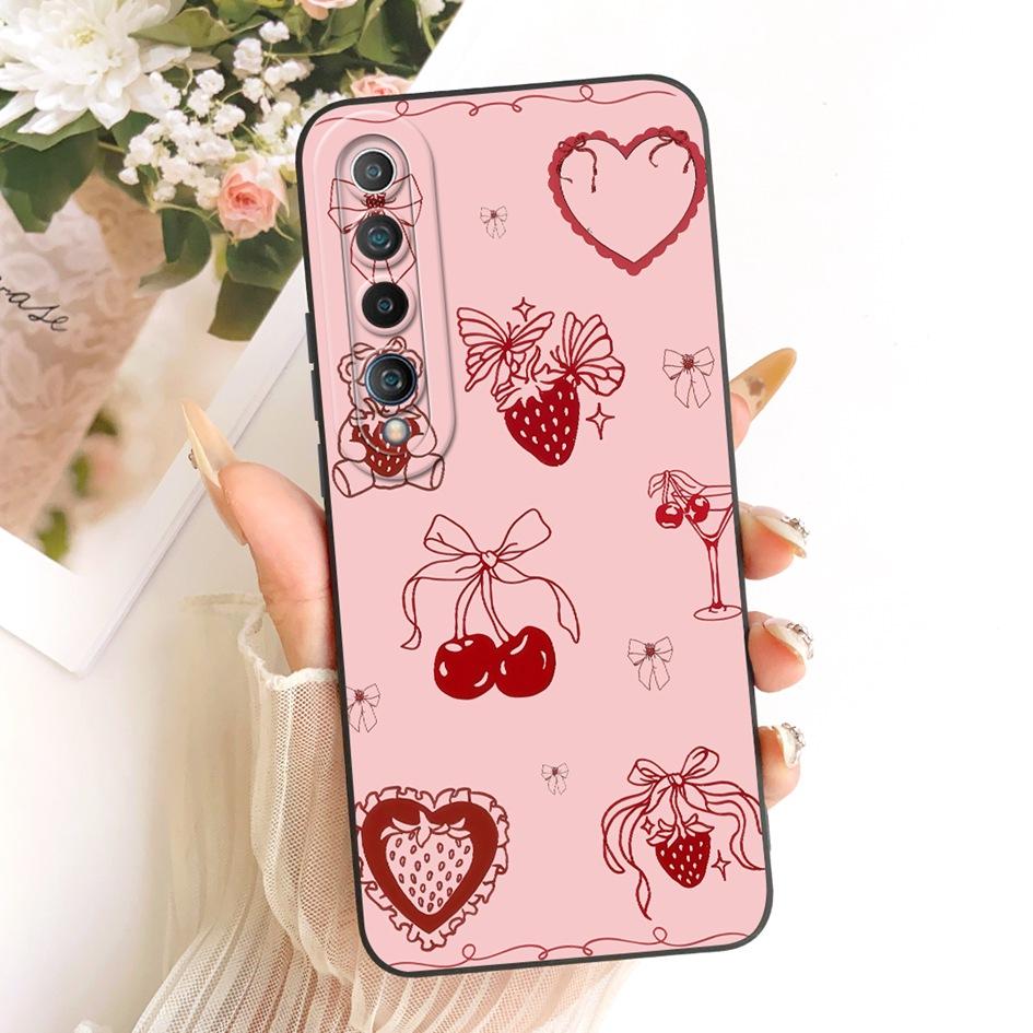 For Xiaomi Mi 10 5G Case Popular Flower Daisy Soft Silicone Shockproof Cover For Xiaomi Mi 10 Pro 5G Funda Mi10 Mi10Pro 5G Shell
