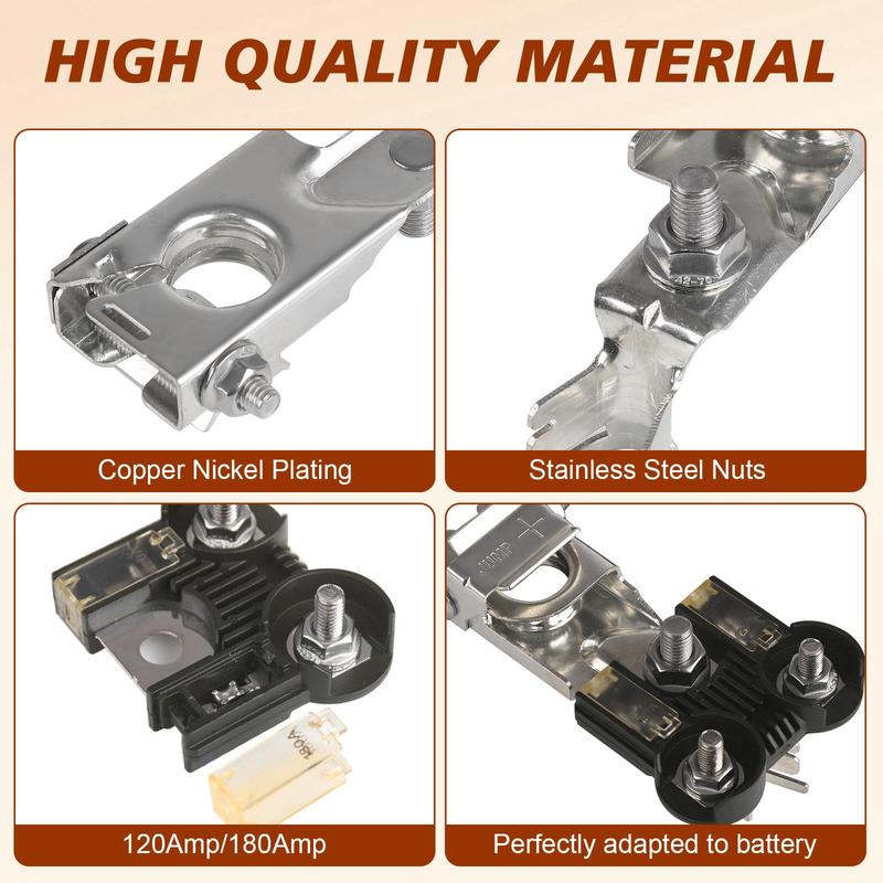 Positive Battery Terminal Clamp with Heatshrink Professional Sturdy Easy to tall Directly Replace for 4500 3500 5500