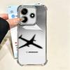 Paper Airplane Boat Dream Plating Phone Case For Xiaomi Poco X5 X6 X7 X8 Pro Max F8 Ultra F7 M8 M7 M5S Redmi 15C 15 14C 13C 13 X