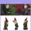 Naughty Gnome Garden Funny Ornament Durable Resin Dwarf Lawn Yard Outdoor Decor Sculpture