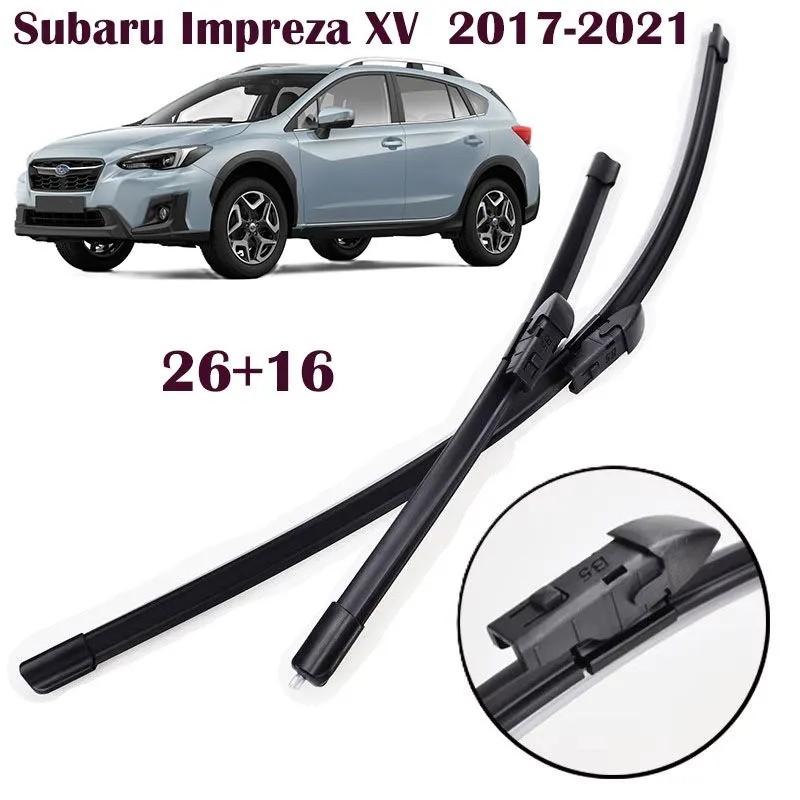 26 +16  Frameless Beam Windshield Wiper Blades for Subaru Impreza XV / Impreza Sedan / Crosstrek / Forester / Legacy чёрный