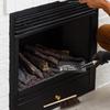 Black Silicone Gloves Hearth Brush Set Natural Wood Handle Coal Shovel Set  Hearth Maintenance