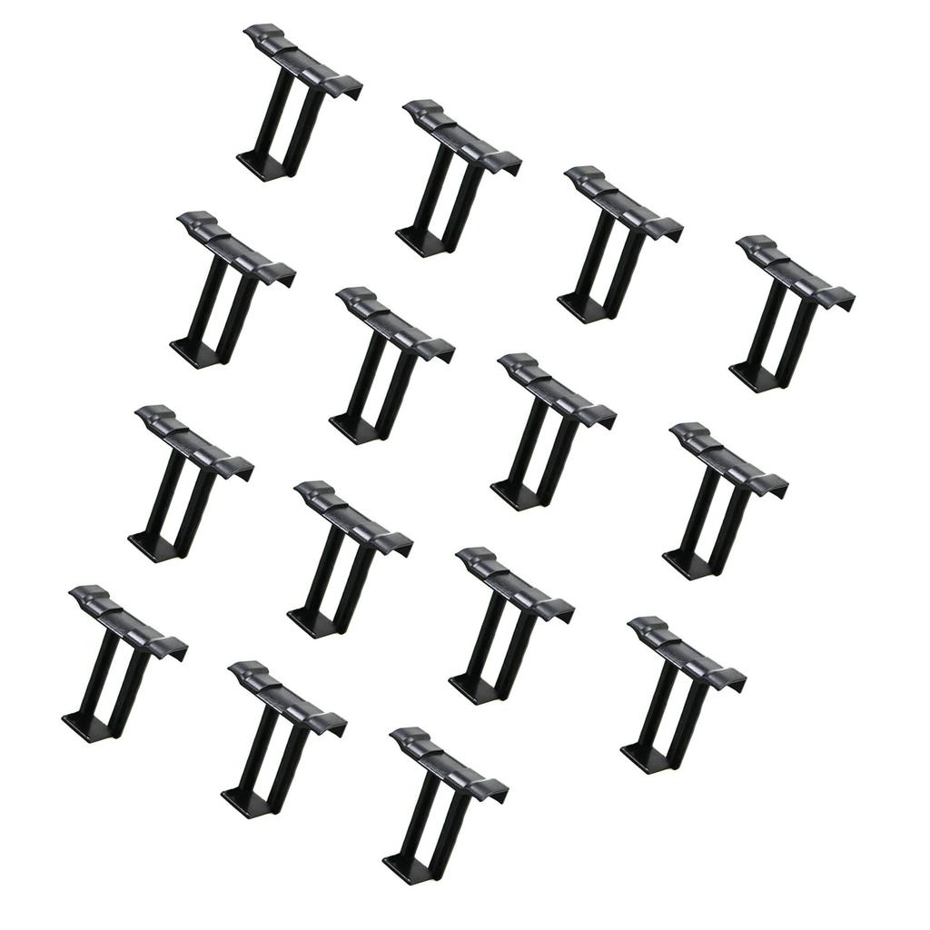 15Pcs Plastic Solar Panel Rainwater Drainage Clip Photovoltaic Panel Water Drain Clips Mud Removal Clip Easy to Install