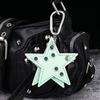 Five-Pointed Star Keychain Handmade Drilling And Puncture Colorful Creative Bag Pendant Backpack Decoration