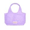 Flower Jacquard Shopper - LAVENDER