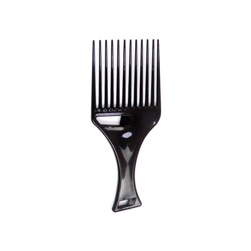 Wide Teeth Brush Pick Comb Fork Hairbrush Insert Hair Pick Comb Plastic Combs for Curly Afro Hair Styling Tools for Women Men