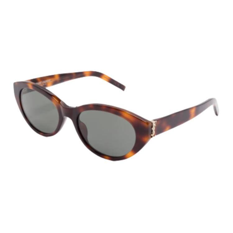Saint Laurent Original Design Acetate Cat Eye Sunglasses Women Sunglasses Brown SL148003
