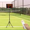 Black ABS Digital Scoreboard,110V LED Digital Scoreboard with Remote Control  Freestanding for School Activities