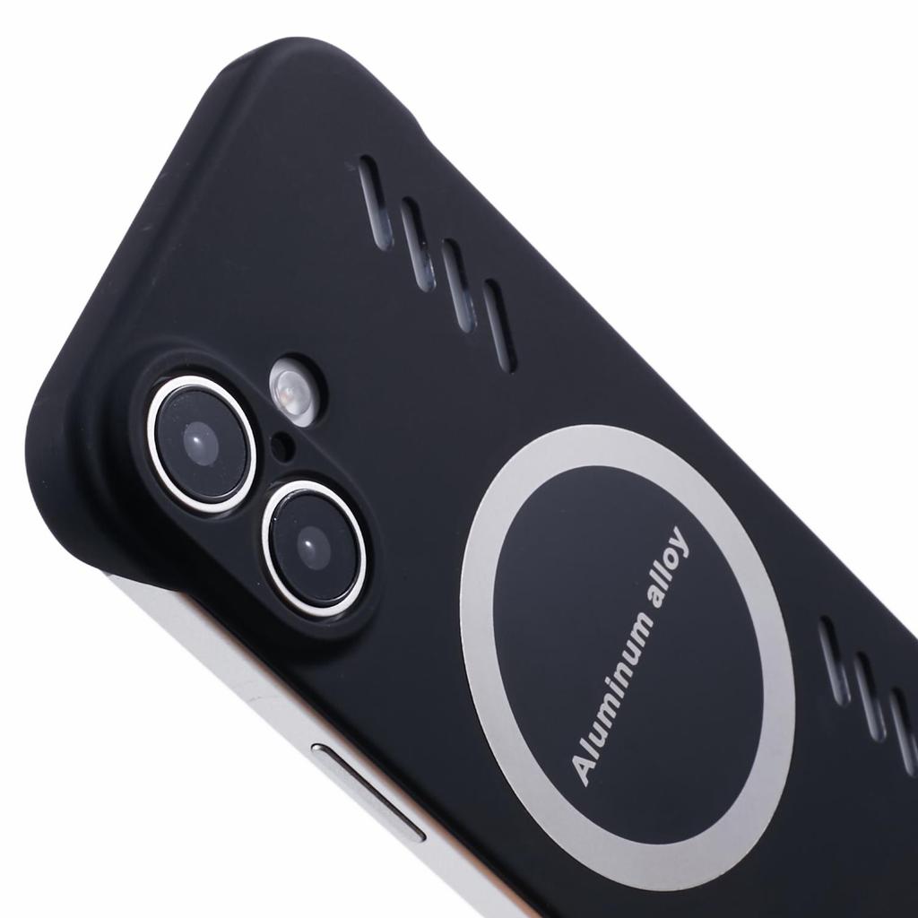 For iPhone 16 Plus Case Hard PC Frameless Heat Dissipation Phone Cover