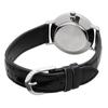 Casio Quartz Ladies Wristwatch LTP-VT01L-7B1 Silver Black Leather Band