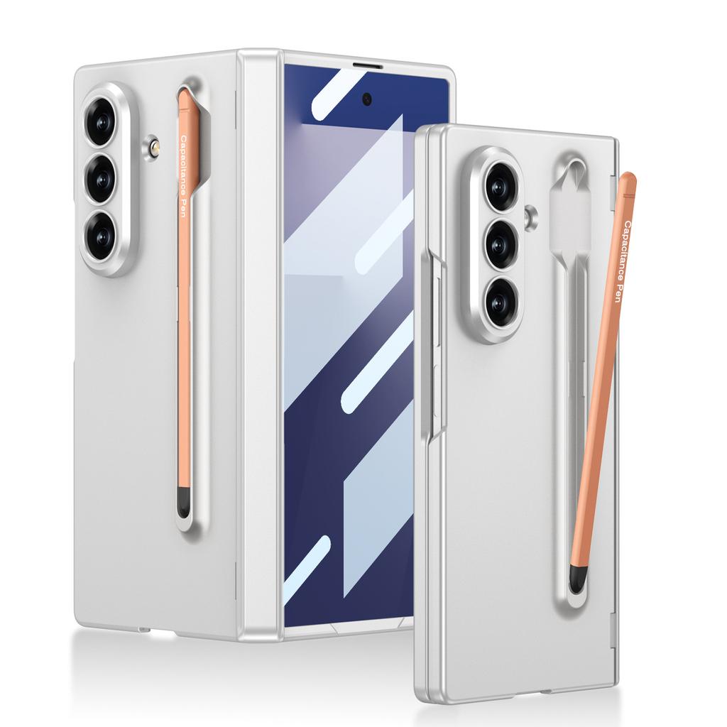 Suitable for Samsung Z Fold7 Mobile Phone Case Pen Slot Integrated with Stylus Ultra thin Shell Film Rotary Shaft Folding Protective Cover