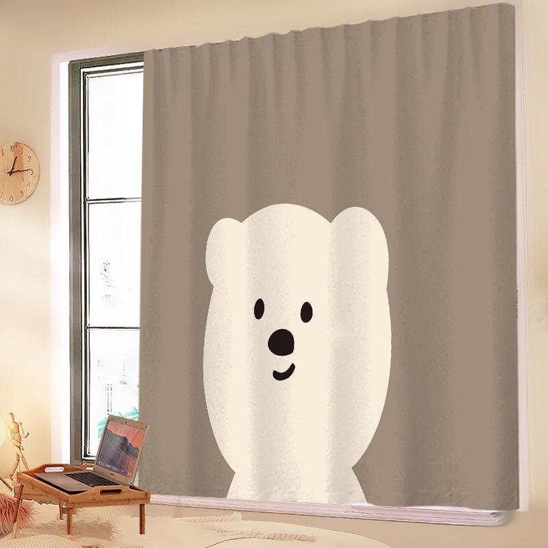 Velcro Curtains, Wind Self-Adhesive Type, No Punching, Easy Installation, Room Bedroom Decoration, Blocking Curtains, Small Curtains
