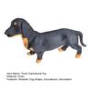 Kids Plush Dachshund Toy Realistic Interactive Panda Plushie Toddlers Boys Girls Educational Simulation Animal Doll Holiday Birthday Gift