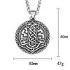 Nordic Viking Thor Hammer Necklace Stainless Steel Odin Crow Pendant For Men Women Unique Amulet Jewelry Gift