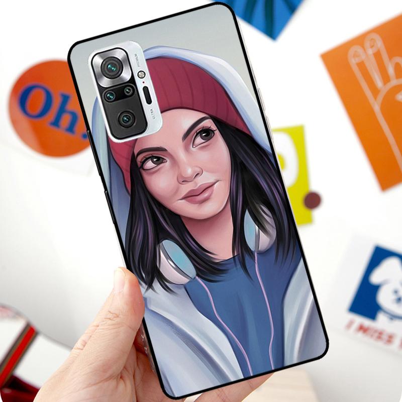 The Queen of Flow Case For Xiaomi Redmi Note 12 Pro 11 8 9 10 Pro 9S 10S 11S 12S Redmi 12C 10C 9C 10A Cover