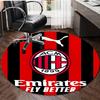 1pc A-AC Milan Print Round Carpet Chair Round Carpet Suitable for Bedroom Living Room Home Decorative Carpet