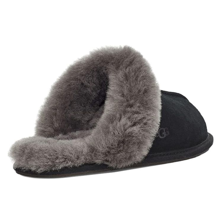 UGG Scuffette II Black Grey Women Sneakers 1106872-BCGR