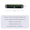 Car Temporary Parking Card Phone Number Card Plate For VW Volkswagen Golf Polo Passat Touran Jetta Accessories Car Styling