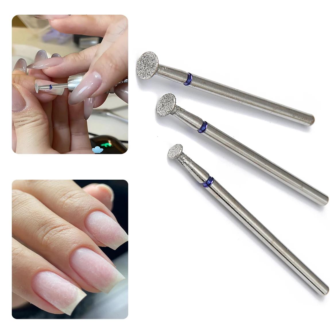 

Алмазные фрезы для ногтей Т-образной формы Дискообразные шлифовальные головки Маленькая головка для маникюрного аппарата Инструмент для салонного использования