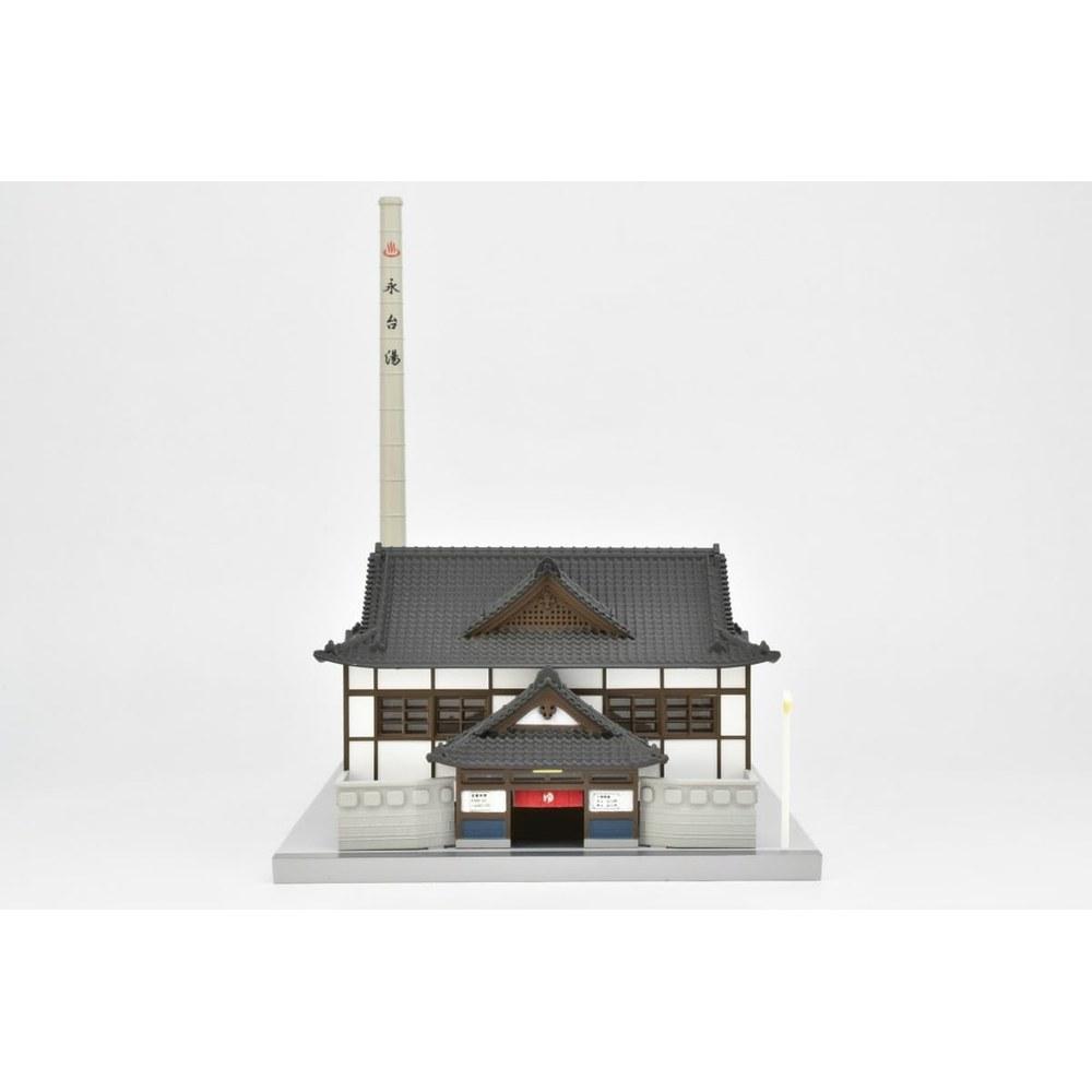 TOMYTEC Building Collection 179 Diorama Kit Public Bathhouse In Front of Station