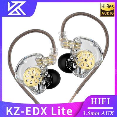 Oriģinālās KZ EDX Lite HIFI Bass Austiņas Stereo Mūzikas Austiņas In Ear IEM Monitor Stage Live Austiņas Spēļu Sporta Austiņas Pro