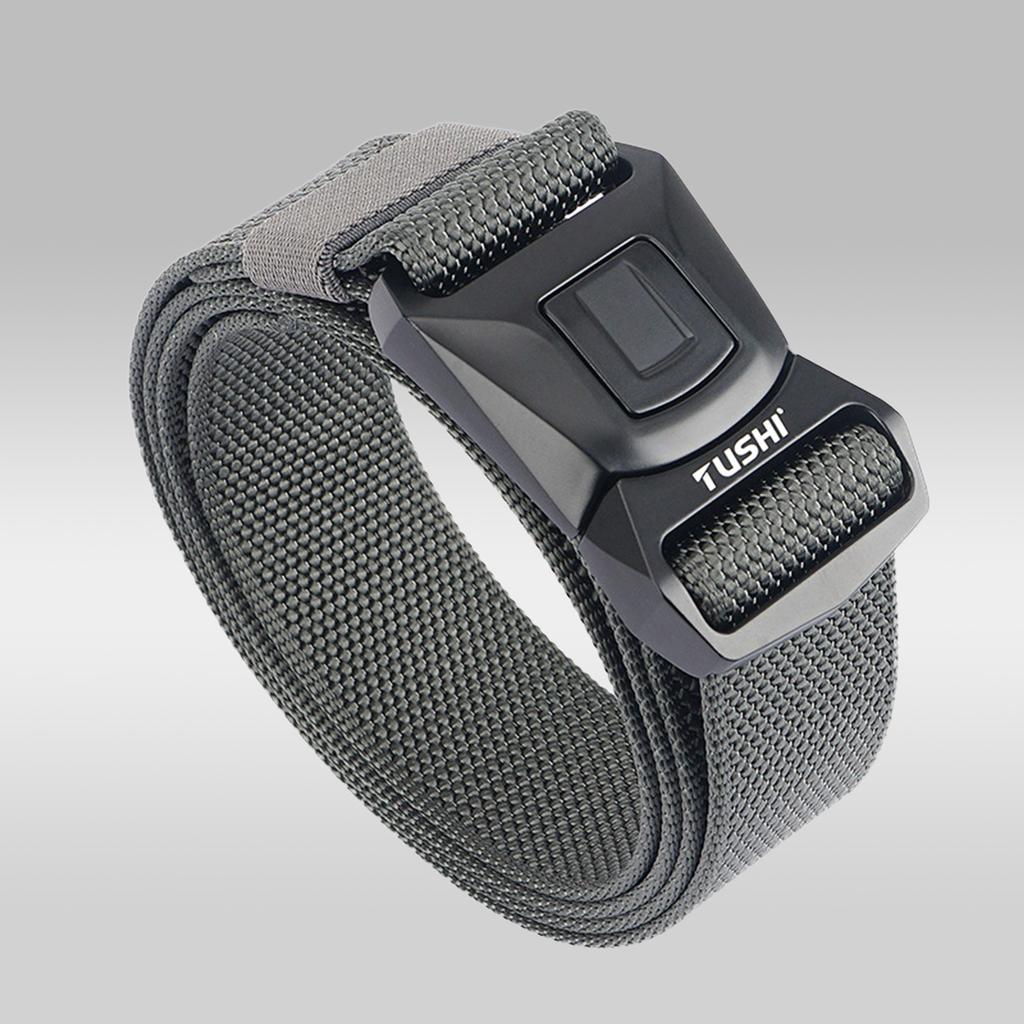 Men Belt Adjustable Length Multifunctional Wearproof Breathable Outdoor Sports Belt