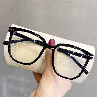 Oversized Vintage Myopia Glasses Women Ladies Anti -Blue Light Near Sight Eyewear Optical Spectacle Eyeglasses Diopter 0 To -6 .0