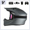 Off-Road Motorcycle Helmet ABS Full Face Dirt Bike With Visor Mask Gloves DOT Certified