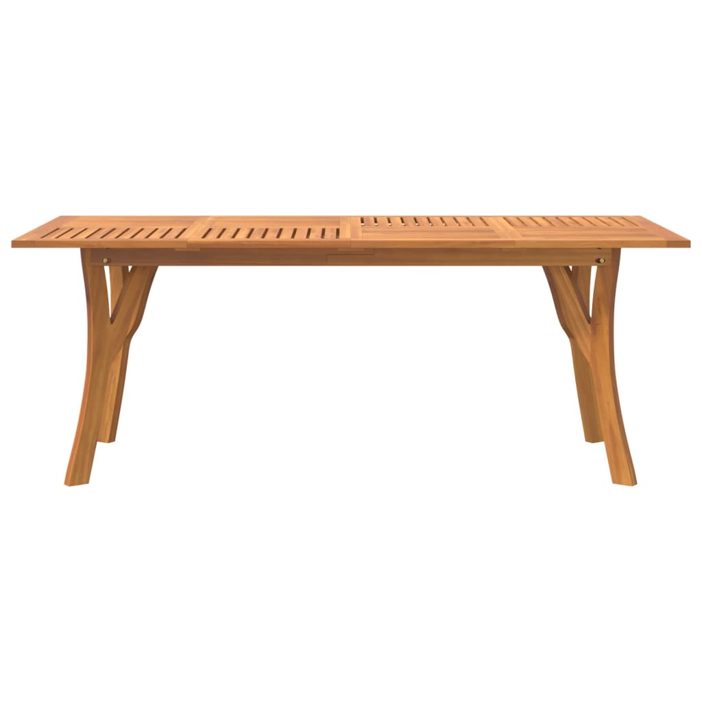 vidaXL Gartentisch 200x90x75 Cm Massivholz Akazie