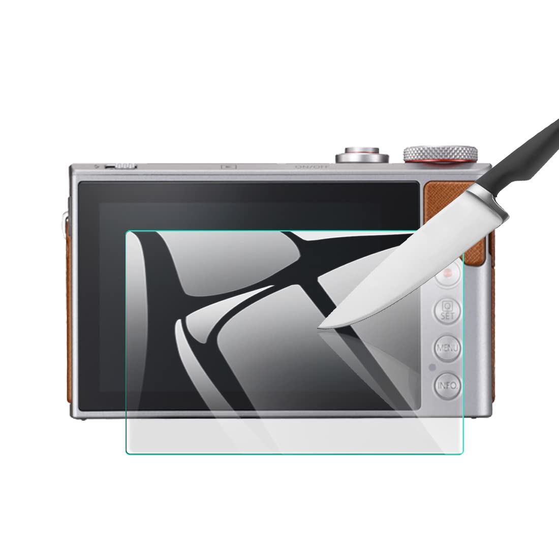 

EternalStars Camera Screen Protector Glass with 9H Hardness for Full Coverage and Compatible with Canon PowerShot G9 X Mark II and PowerShot G9 X