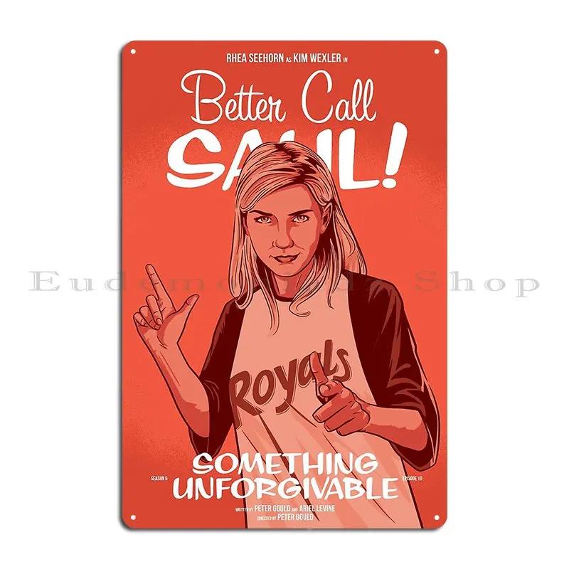 Better Call Saul Netflix Bazooka Metal Sign Cave Cinema Create Party Club Tin Sign Poster