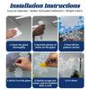 Waterproof 2027 Static Cling Decal Removable Static Xmas Party Door Stickers  Festive Decorations