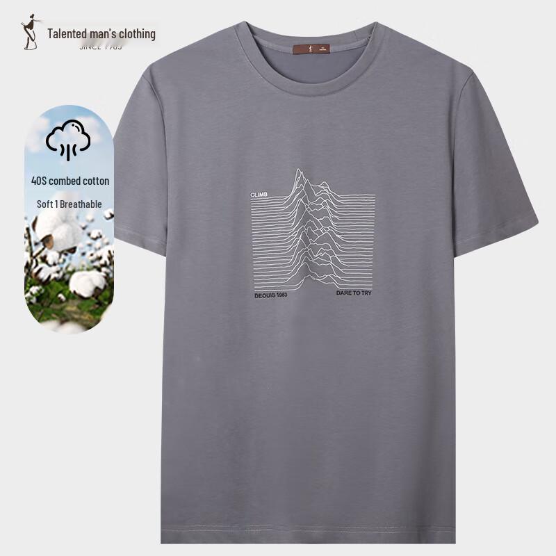 Men s Mountain Line Print Short-Sleeve T-Shirt 50