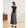 IEF 2026 Summer Sleeveless Top & Striped Skirt Two-Piece Set