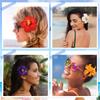 Hibiscus Flower Hawaiian Hair Clips - Beach Party Wedding Accessories