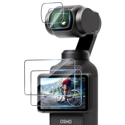 CYNOVA Osmo Pocket 3 Glasfolie von DJI Osmo Pocket 3 Schutzhülle DJI Pocket3 Gehärtetem Glas Japanisches Asahi-Glasmaterial LCD-Schutzhülle