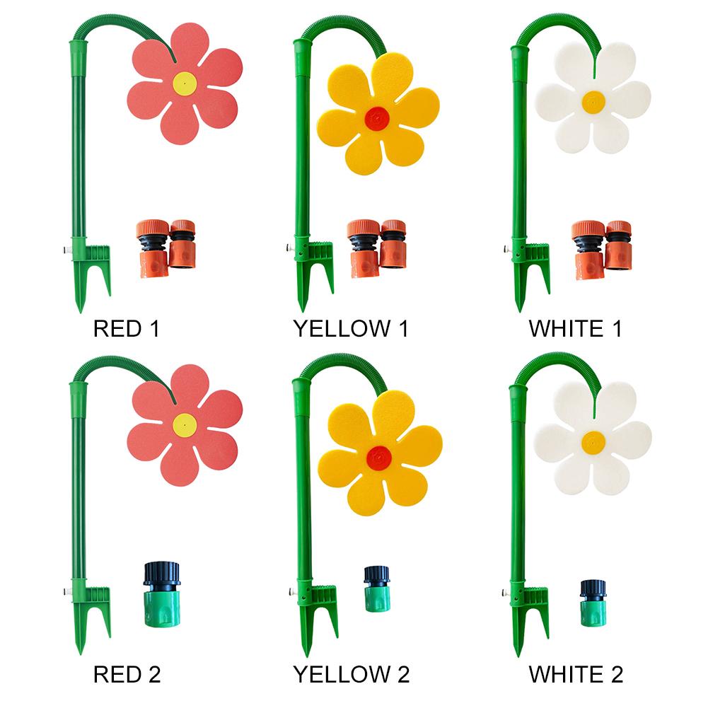 Daisy Lawn Sprinkler Rotating Flower Sprinkler Sun Flower Water Sprinkler for Yard Watering Dogs Kids Playing