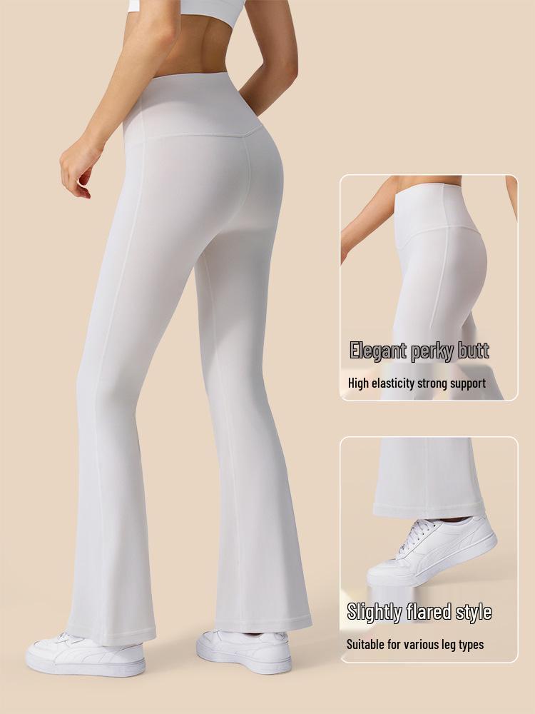 Women's High-Waisted Butt-Lifting Slightly Flared Yoga & Pilates Fitness Pants