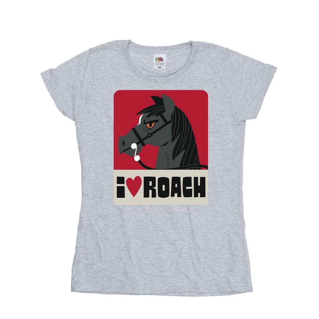 Netflix Womens/Ladies The Witcher I Heart Roach Cotton T-Shirt