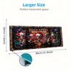 Killer Clown Horror Color Mouse Pad Large Gaming Table Cushion Non-slip Laptop Tablet Big Mousepad XXL Mat Mini PC Playmat With Lock Edge
