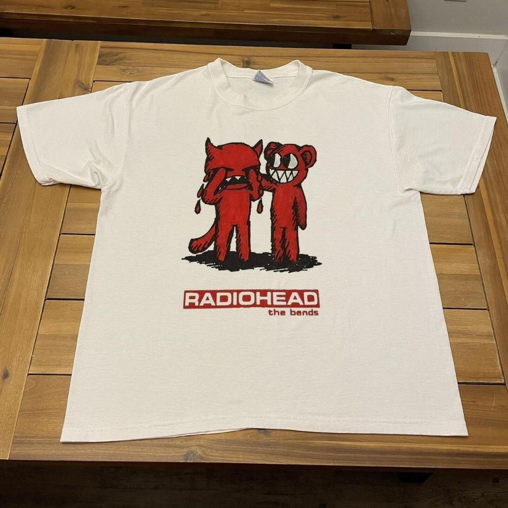 

Radiohead The Bends Rock Band White Short Sleeve Unisex Tshirt S-5XL WA0288 Unisex T-Shirt M