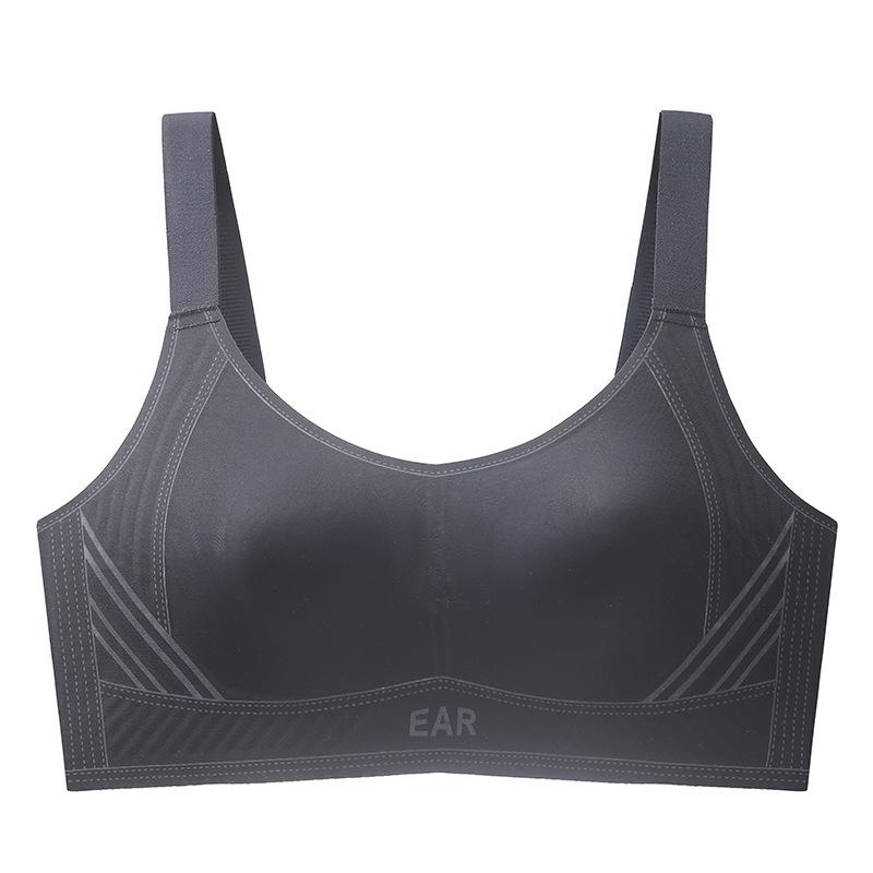 

Traceless invisible big chest, small rabbit ear cup, anti-bumping, comfortable and breathable, no steel ring, beautiful back bra. 3xl(recommended 75-82.5kg ) чорний