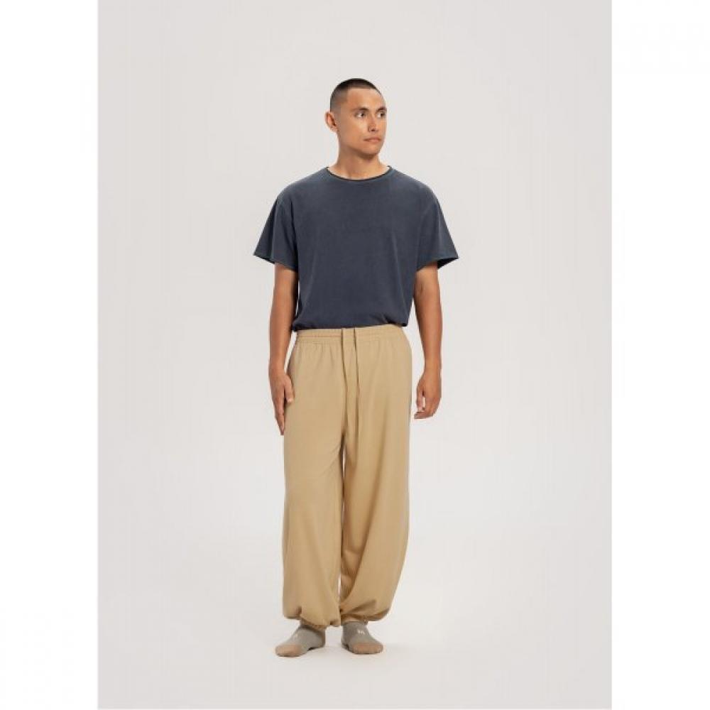 Budhi Mudra Diagonal Jogger Pants  Pale Khaki