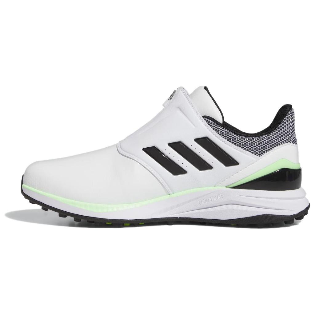 Adidas SolarMotion Boa Round Toe Cushioning Durable Low Top Golf Shoes Men Golf Shoes White Black IF0283